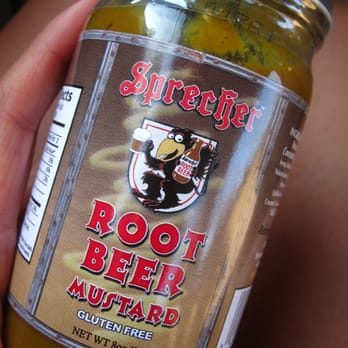 Sprecher Brewing - Root Beer Mustard - SO good. - Breweries Near Me - Glendale, Wisconsin Sprecher Brewing - Root Beer Mustard - SO good. - Breweries Near Me - Glendale, Wisconsin