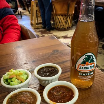 Cancun Sabor Mexicano - Left up- Cucumber hot. On its side is Chipotle mild. Left down- Mango mild and Exotica mild. - Mexican Near Me - Berkeley, California Cancun Sabor Mexicano - Left up- Cucumber hot. On its side is Chipotle mild. Left down- Mango mild and Exotica mild. - Mexican Near Me - Berkeley, California