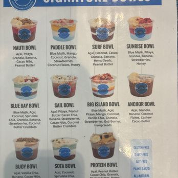 Nautical Bowls - Menu - Acai Bowls Near Me - Phoenix, Arizona
