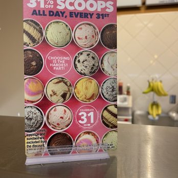 Baskin-Robbins - But the sign says 31% off!!! - Desserts Near Me - Conroe, Texas
