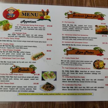 Viet Chubby Boy - Menu - Asian Fusion Near Me - Honolulu, Hawaii