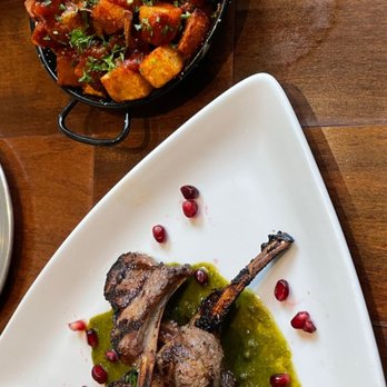 Registry Bistro - Lamb Chops & Potato & Artichoke Brava - New American Near Me - Toledo, Ohio Registry Bistro - Lamb Chops & Potato & Artichoke Brava - New American Near Me - Toledo, Ohio