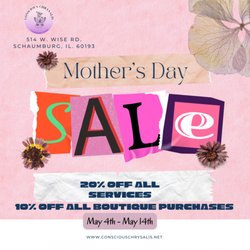 Conscious Chrysalis - Mothers Day is coming fast! Stop by today for special discounts on self care items perfect for mom!