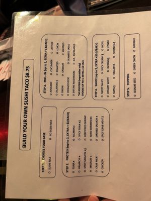 Menu photo 1 Sushi Hook Sacramento, CA