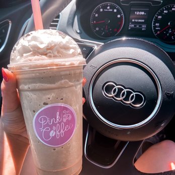 Pink Coffee - Espresso Frappuccino with coffee added - Desserts Near Me - Garland, Texas