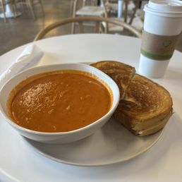 Tomato Bisque-Grilled Cheese