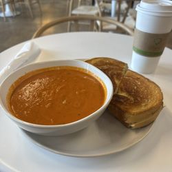 Stella’s Coffee Bar - Tomato Bisque-Grilled Cheese