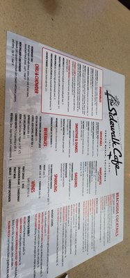Menu photo 1 Sidewalk Cafe Venice, CA