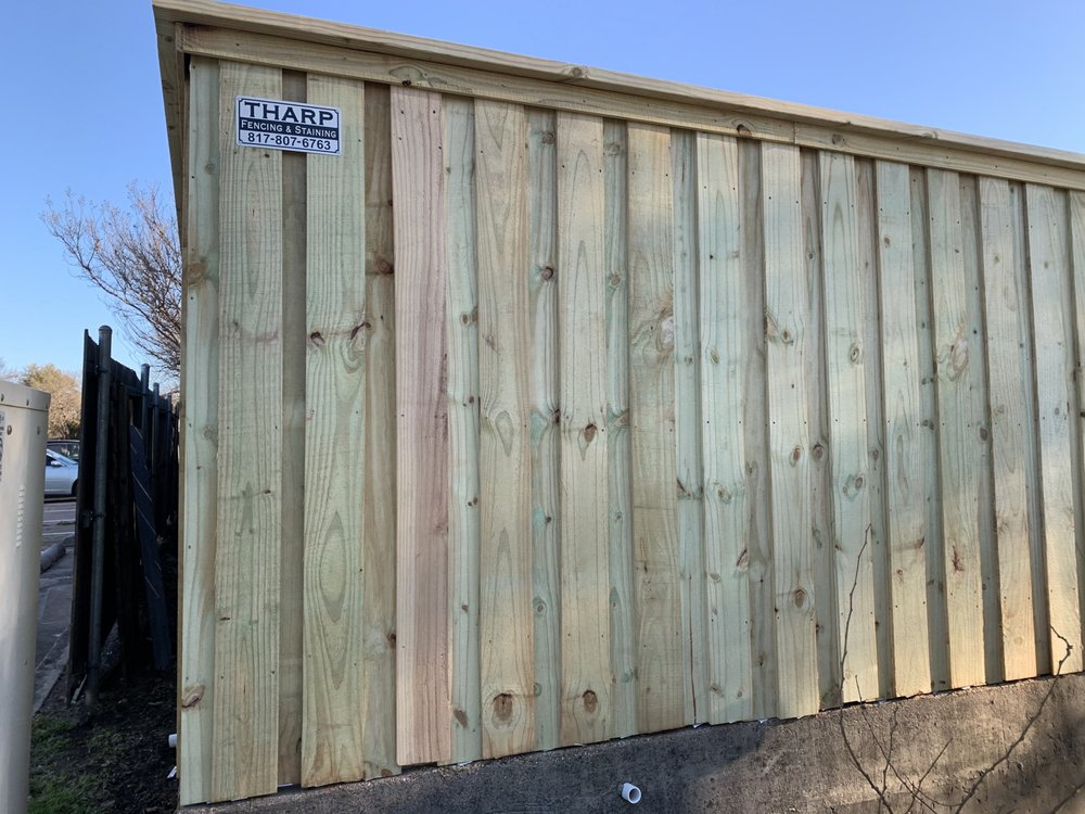 Tharp Fencing and Staining