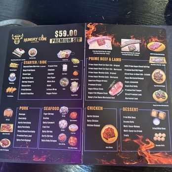 Hungry Cow - Menu 9/1 - Korean Near Me - Fremont, California