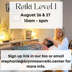 Montclair Reiki Center - We are teaching Reiki Level 1 August 26 & 27, 2023.  Come join us! Check out our class schedule for future dates on our website.