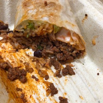 Las Olas Taqueria - Ground beef burrito. This was a quarter of it. They are big and delicious! - Mexican Near Me - Marmora, New Jersey Las Olas Taqueria - Ground beef burrito. This was a quarter of it. They are big and delicious! - Mexican Near Me - Marmora, New Jersey