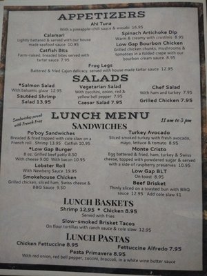 Menu photo 3 Low Gap Cafe Jasper, AR