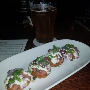 Fadó Irish Pub - Salmon bits on happy for $6! Very awesome! - Irish Pub Near Me - Columbus, Ohio
