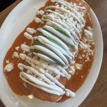 La Esquina Mexican Kitchen - Super burrito with steak and red sauce - Mexican Near Me - Folsom, California