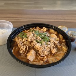 Taiwanese Spicy Hot Soup with cooked vermicilli Taiwanese Spicy Hot Soup with cooked vermicilli