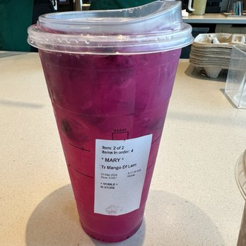Starbucks - Dragonfruit lemonade refresher - Coffee & Tea Near Me - Oklahoma City, Oklahoma Starbucks - Dragonfruit lemonade refresher - Coffee & Tea Near Me - Oklahoma City, Oklahoma