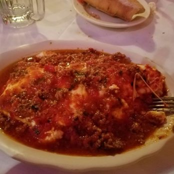 Angelina's - Classic meat lasagna, luscious, cheesy with a zesty tomato sauce - Italian Near Me - Bayonne, New Jersey Angelina's - Classic meat lasagna, luscious, cheesy with a zesty tomato sauce - Italian Near Me - Bayonne, New Jersey