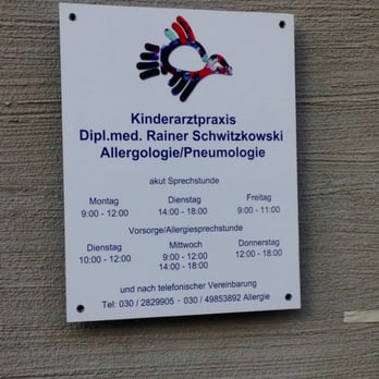Dipl.-Med. R. Schwitzkowski - Pediatricians Near Me - Berlin, BE Dipl.-Med. R. Schwitzkowski - Pediatricians Near Me - Berlin, BE