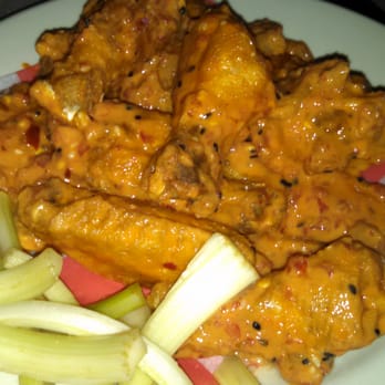 Reel Cafe - Wu Tang wings! So delicious! - American Near Me - Wilmington, North Carolina
