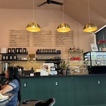 Lova Cafe - Drink menu and pastries cases - Breakfast & Brunch Near Me - San Antonio, Texas
