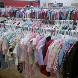 Pass It On Consignment Sale - set up underway
