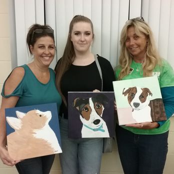 One by One Designs - Paint Your Pet - Pop Art Style Portraits - Makes for a great FUNdraiser! - Art Classes Near Me - New Smyrna Beach, Florida