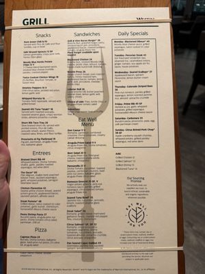 Menu photo 8 Grill & Vine Denver, CO