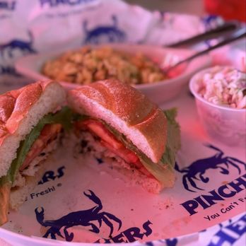 Pinchers - THE GULF GROUPER SANDWICH - Seafood Near Me - Bonita Springs, Florida Pinchers - THE GULF GROUPER SANDWICH - Seafood Near Me - Bonita Springs, Florida