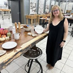 John Boos Factory Showroom & Outlet - Love this table!
