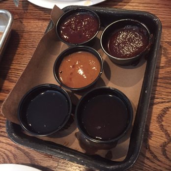 Swingbellys BBQ - Variety of sauces to try - Barbeque Near Me - Long Beach, New York Swingbellys BBQ - Variety of sauces to try - Barbeque Near Me - Long Beach, New York
