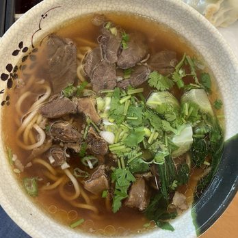 Yuanbao Jiaozi - Beef noodle soup - Chinese Near Me - Burlingame, California