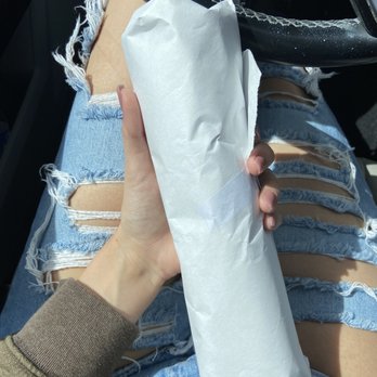 Luxor Nails - This was the huge shawarma that they gave to me hahaha - Nail Salons Near Me - Parker, Colorado