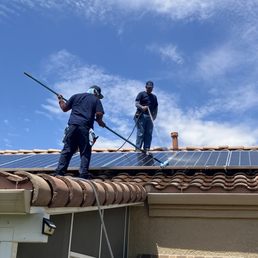 Solar cleaning