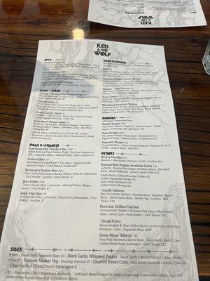 Menu photo 2 Red & The Wolf Clawson, MI Menu photo 2 Red & The Wolf Clawson, MI