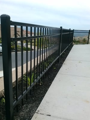 J O A Fence project - Fence installation 
Wood fence and custom fence and gates fabrication