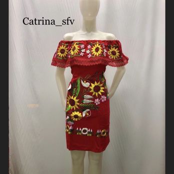 Catrina - Vestido de girasoles - Traditional Clothing Near Me - Los Angeles, California