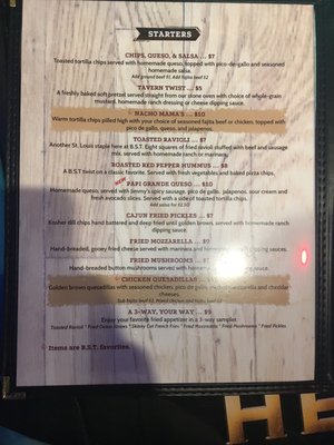 Menu photo 1 Bryan Street Tavern Dallas, TX Menu photo 1 Bryan Street Tavern Dallas, TX