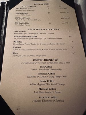 Menu photo 4 Harris' Restaurant San Francisco, CA Menu photo 4 Harris' Restaurant San Francisco, CA