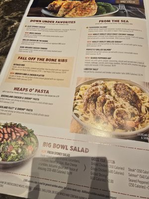 Menu photo 2 Outback Steakhouse Deerfield Beach, FL