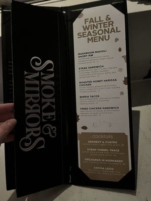 Menu photo 2 Smoke & Mirrors Washington Dc, DC