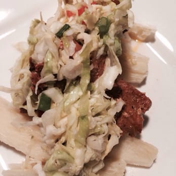 Al Fin - Sautéed pork with steamed yucca. Very very tender. - Latin American Near Me - Daly City, California