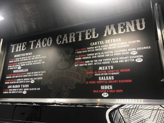 Menu photo 1 The Taco Cartel Rosemead, CA