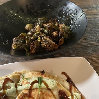 The Promiscuous Fork - Roasted sprouts Kailua pork quesadilla - Barbeque Near Me - La Jolla, California The Promiscuous Fork - Roasted sprouts Kailua pork quesadilla - Barbeque Near Me - La Jolla, California