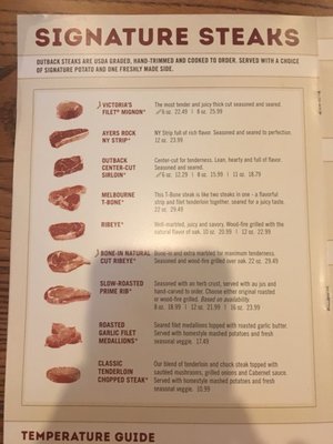 Menu photo 7 Outback Steakhouse Euless, TX