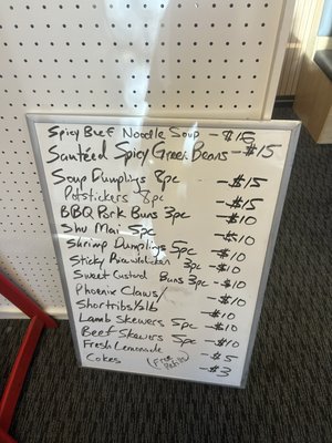 Menu photo 5 Jun BBQ Bakersfield, CA