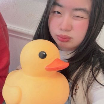 Yellow Goose Cafe - Me with yellow duck - Bubble Tea Near Me - Garden Grove, California Yellow Goose Cafe - Me with yellow duck - Bubble Tea Near Me - Garden Grove, California