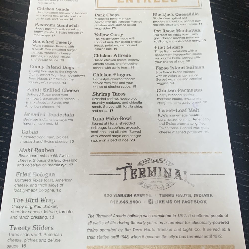 The Terminal Public House - Bars Near Me - Terre Haute, Indiana The Terminal Public House - Bars Near Me - Terre Haute, Indiana