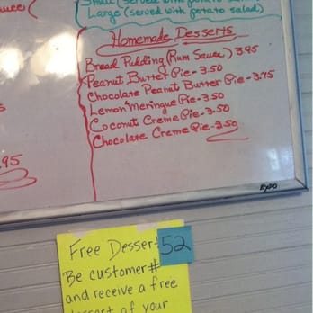 A-Bear's Restaurant - Free dessert for customer #52! - Seafood Near Me - Houma, Louisiana A-Bear's Restaurant - Free dessert for customer #52! - Seafood Near Me - Houma, Louisiana