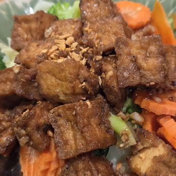 Siam Station - Garlic pepper tofu - Thai Near Me - Irvine, California